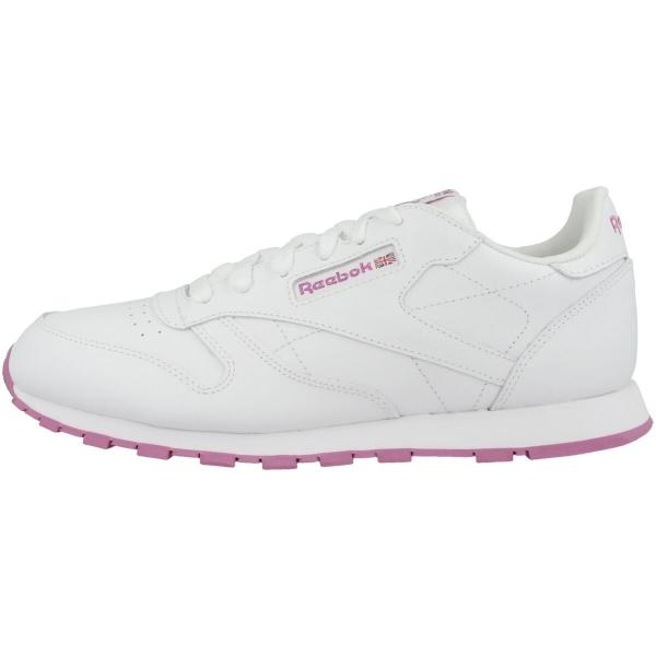 Reebok Classic Leather, dziewczęce buty sportowe, Białe