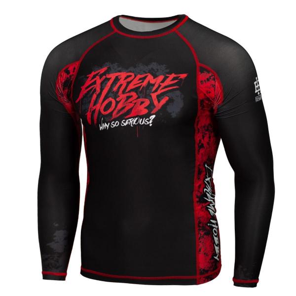 Koszulka sportowa męska Rashguard do MMA EXTREME HOBBY WHY SO SERIOUS