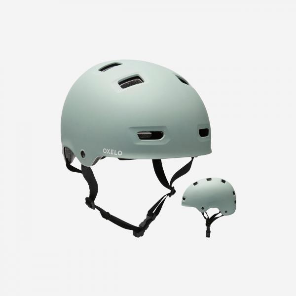 Kask na rolki, deskorolkę i hulajnogę MF500 light khaki