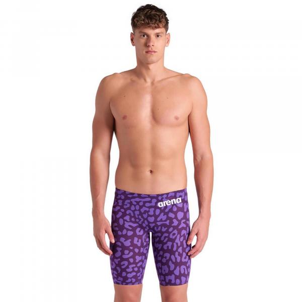 Strój startowy Arena Carbon AIR2 LE Jammer Leopard LEOPARD SKIN VIOLET 65