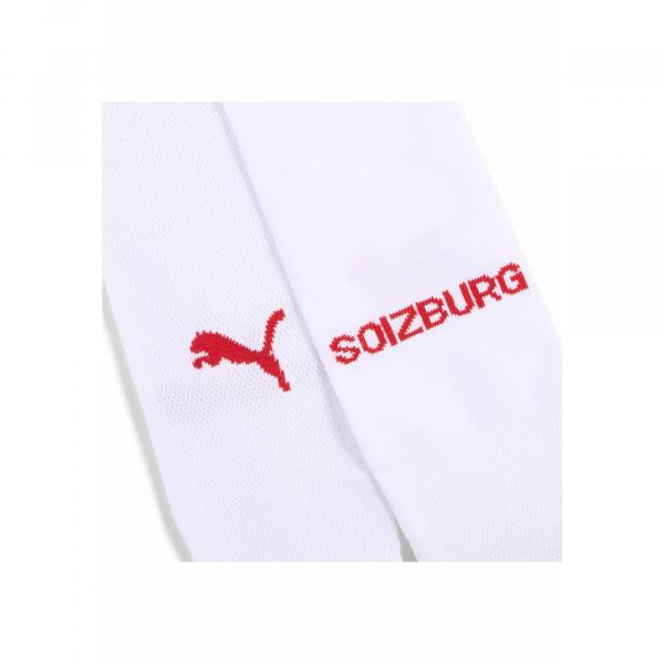 Męskie gładkie skarpety FC Red Bull Salzburg 24/25 PUMA White Red