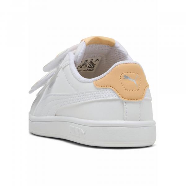 Sneakersy dziecięce PUMA Smash 3.0 Butterfly PUMA White Almost Apricot Orange