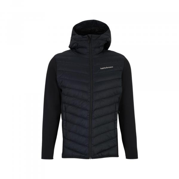 Kurtka Peak Performance męska Frost Down Hybrid Hood czarny 24/25 - XL