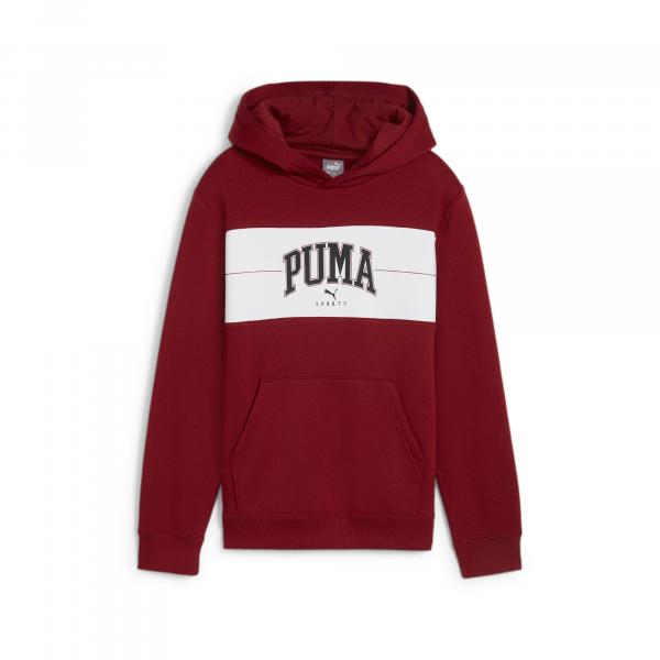 Młodzieżowa bluza z kapturem PUMA SQUAD PUMA Intense Red