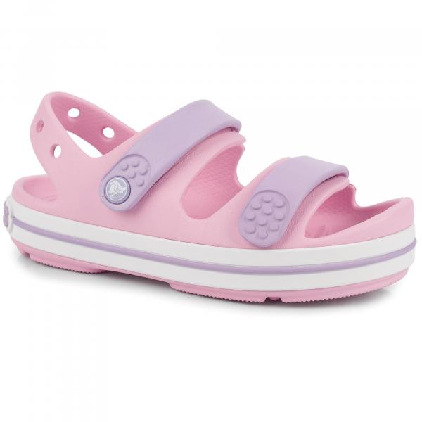 Dziecięce sandały na rzepy niebieskie CROCS Crocband Cruiser