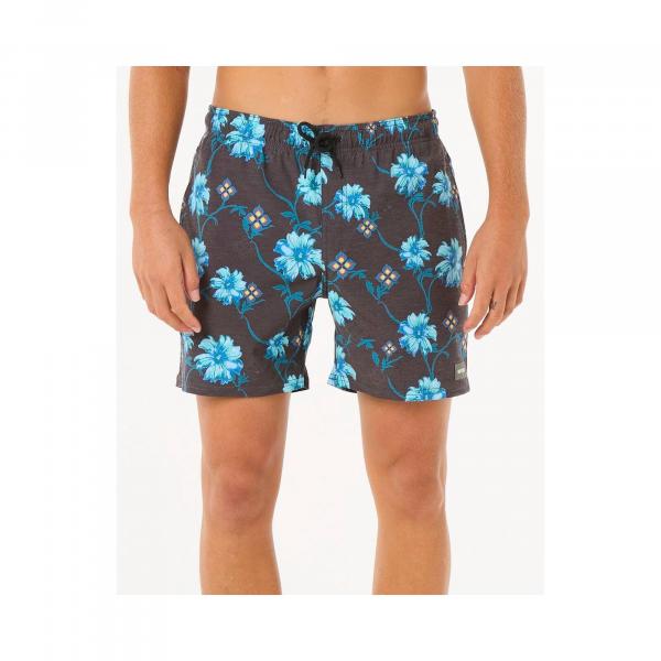 Spodenki surfingowe męskie Rip Curl Surf Revival Floral Volley Czarny