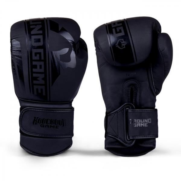 Rękawice bokserskie Ground Game Stripe Black