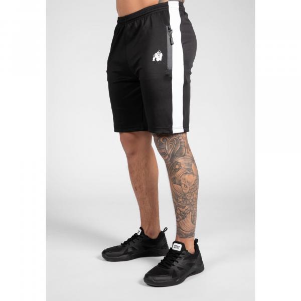 Benton Track Shorts - czarne spodenki dresowe