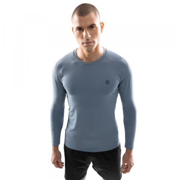 Męska koszulka treningowa z długim rękawem Fitness Siroko Aqua