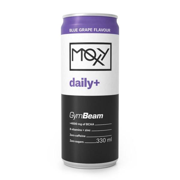 MOXY daily+ GymBeam 330 ml niebieskie winogrona