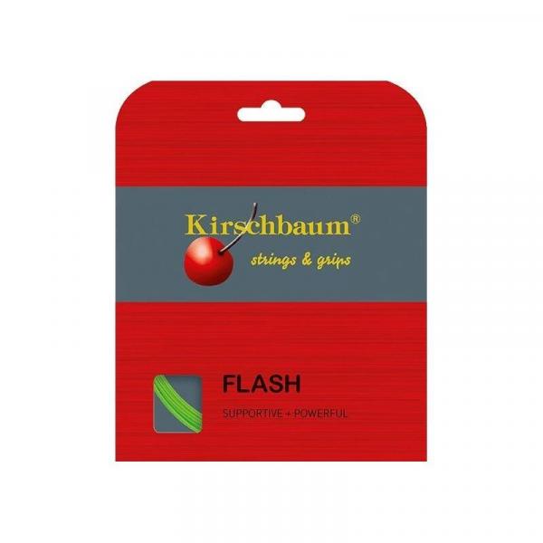 Naciąg do tenisa Kirschbaum Flash Green 1,25 mm 12 m