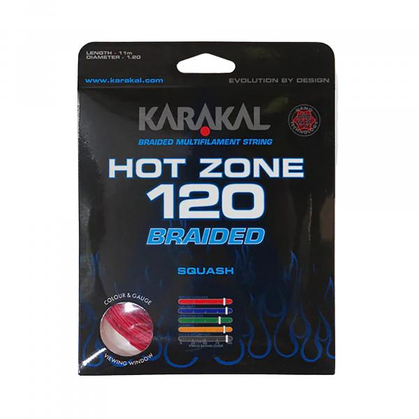 Naciąg do squasha Karakal Hot Zone Braided 120 11 m