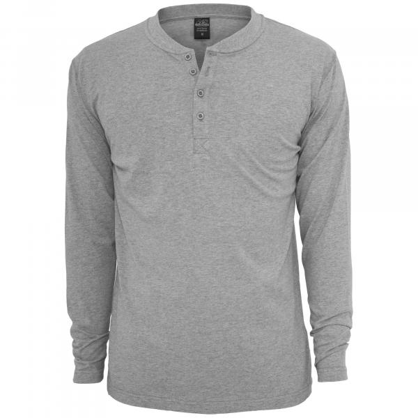 Męska Koszulka Z Długim Rękawem Basic Henley