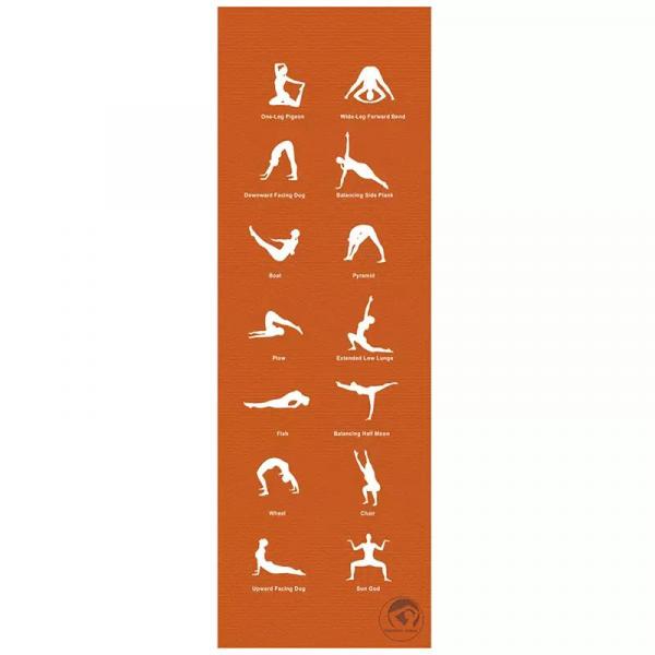 Mata do jogi Trendy Home 180x60x0,5 cm pomarańczowa
