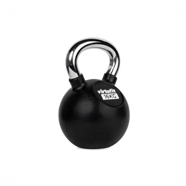 Kettlebell - Fitness - guma/chrom