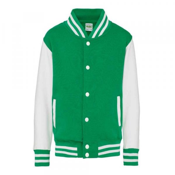 Kurtka Dziecięca W Kontrastowe Paski Varsity