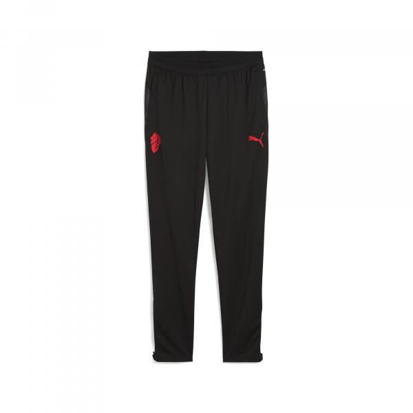 Męskie spodnie treningowe AC Milan PUMA Black For All Time Red