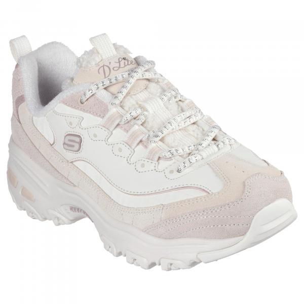 Tenisówki Skechers Model Dlites - Cold Days Kolor Beżowy