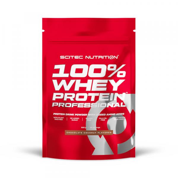 Odżywka białkowa Scitec 100% Whey Protein Professional 500g Chocolate Coconut