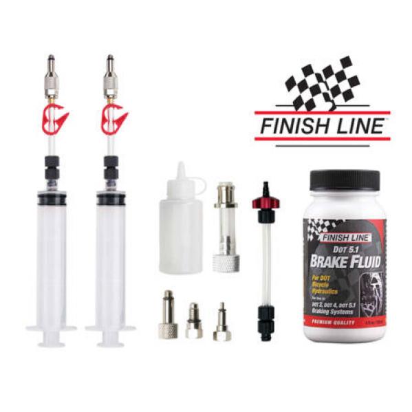 Zestaw oczyszczający Jagwire Workshop Pro DOT Bleed Kit-With Finish Line DOT oil