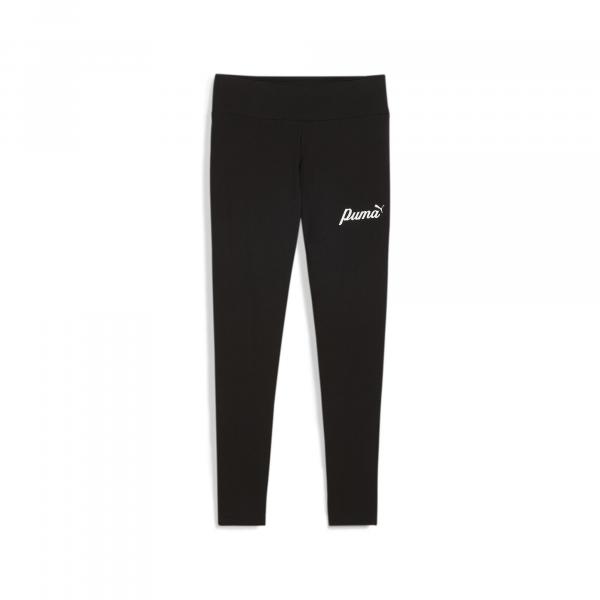 Damskie legginsy ESS+ SCRIPT PUMA Black Gold Foil