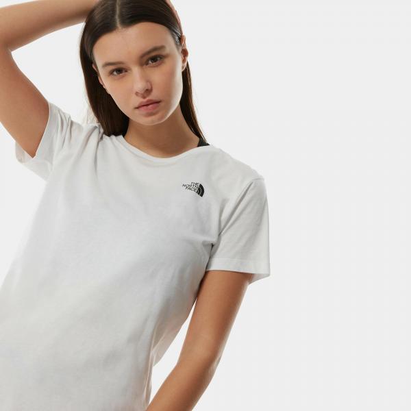 T-Shirt Simple Dome Rozmiar L Bialy - 4T1A-FN4