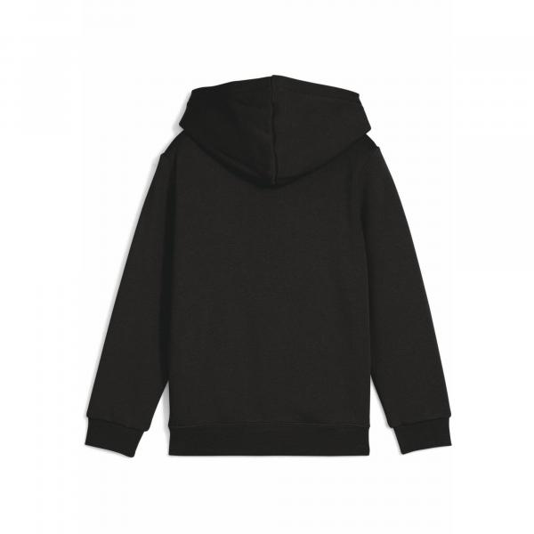Dziecięca polarowa bluza z kapturem ESS z logo No. 1 PUMA Black