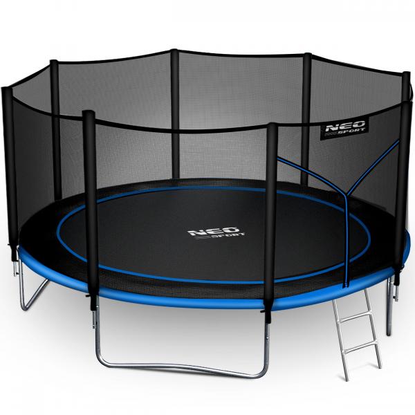 Trampolina ogrodowa z siatką zewnętrzną Neo-Sport 404cm 13ft