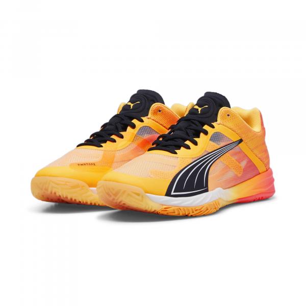 Buty halowe Accelerate NITRO™ SQD PUMA Sun Stream Sunset Glow Black Orange Pink