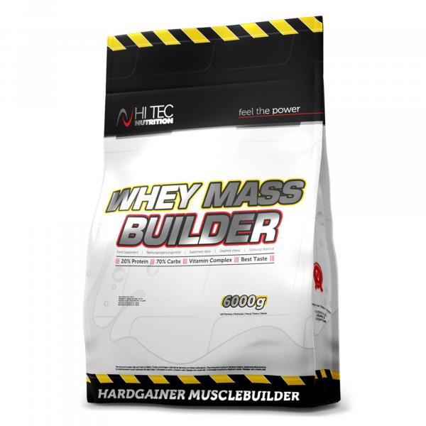 HI TEC Whey Mass Builder 6000g Jagoda Wanilia