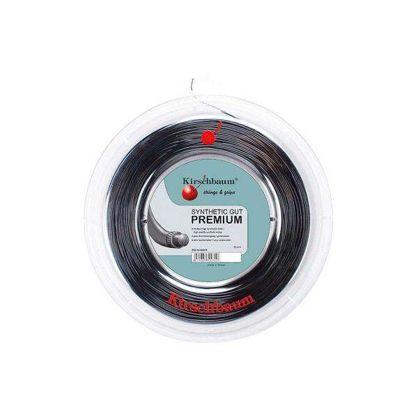 Naciąg do tenisa Kirschbaum Synthetic Gut Premium Black 1,30 mm 200 m