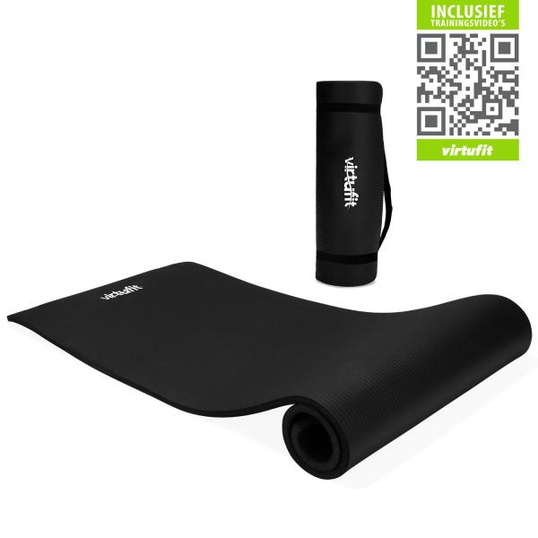 Mata fitness, Jogi 180 x 60 x 1,5 cm- PVC, ze sznurkiem do przenoszenia