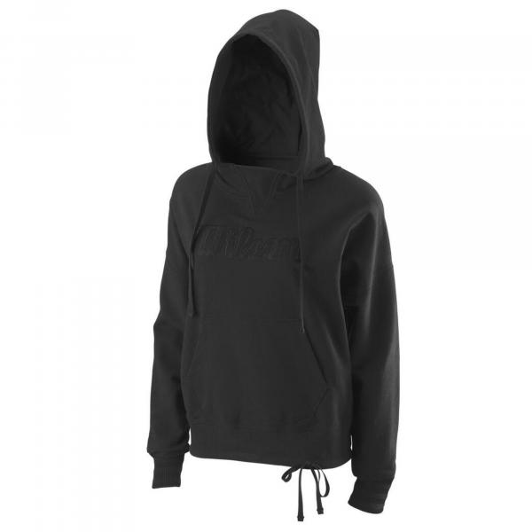 Bluza tenisowa męska Wilson Script Eco Cotton Hoody slimfit