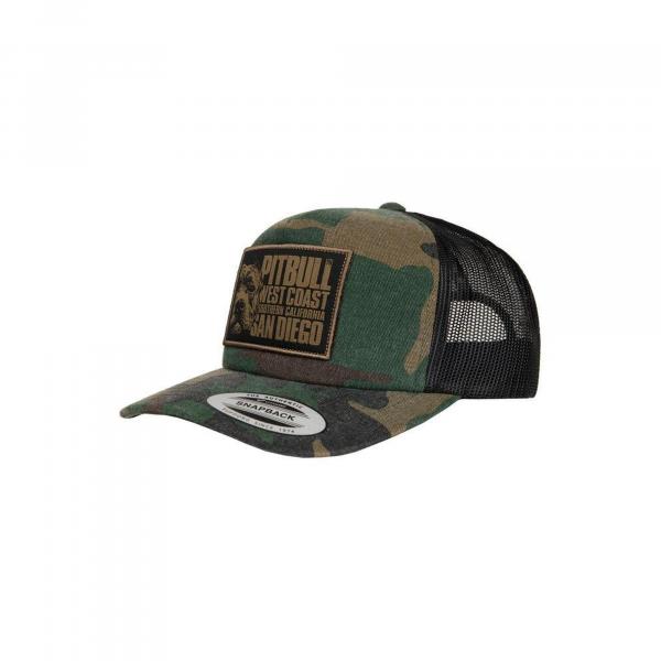 Czapka męska Pitbull Snapback Camo Trucker Blood Dog