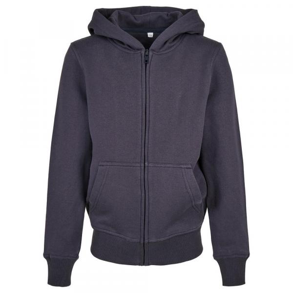 Bluza Dziecięca Basic Organic Z Pełnym Zamkiem Błyskawicznym