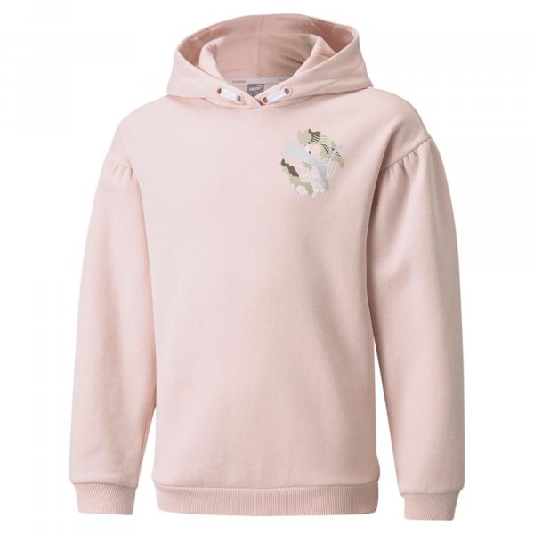 Bluza dla dzieci Puma Alpha Hoodie FL jasnoróżowa