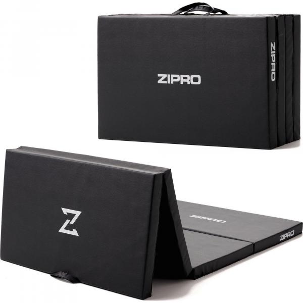 Materac gimnastyczny Zipro 4-częściowy Zipro 195 cm x 80 cm x 5 cm czarny