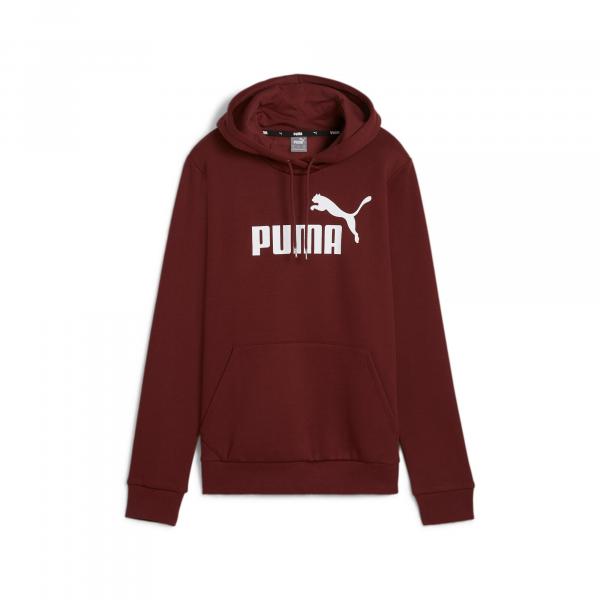 Damska bluza z kapturem i logo Essentials FL PUMA Intense Red