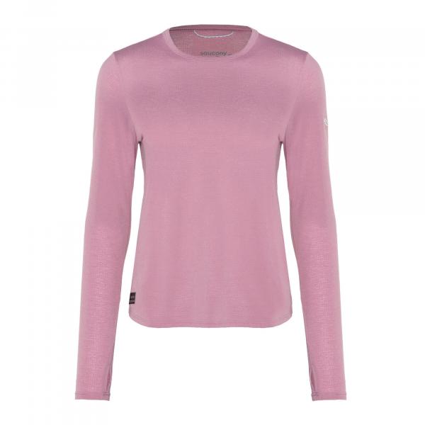 Longsleeve do biegania damski Saucony Stopwatch