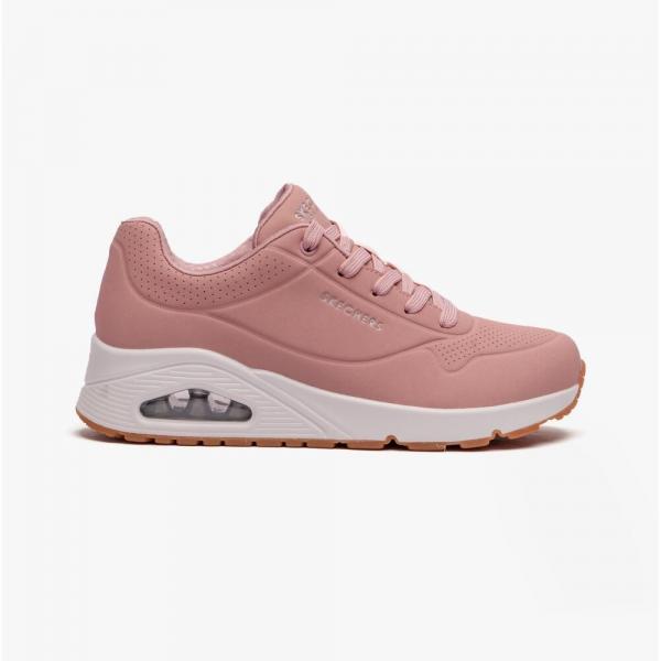 Buty na co dzień damskie SKECHERS UNO STAND ON AIR eko skóra