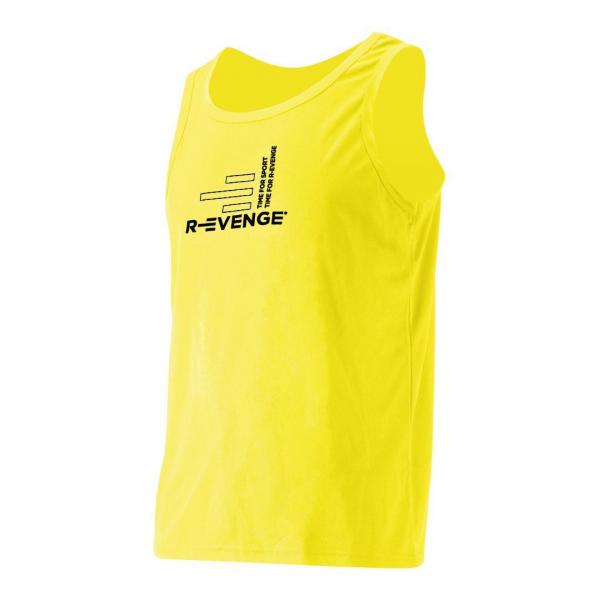 Unisex bez rękawów tank top Fitness Running Cardio biały