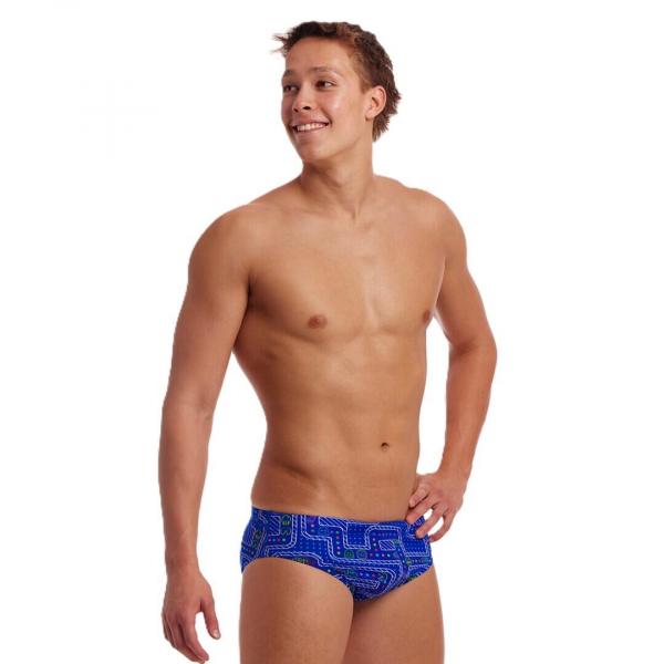 Kąpielówki męskie slipy na basen treningowe Funky Trunks Much Munchies