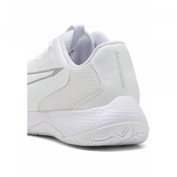 Młodzieżowe buty do piłki ręcznej Accelerate 4 PUMA White Silver Metallic