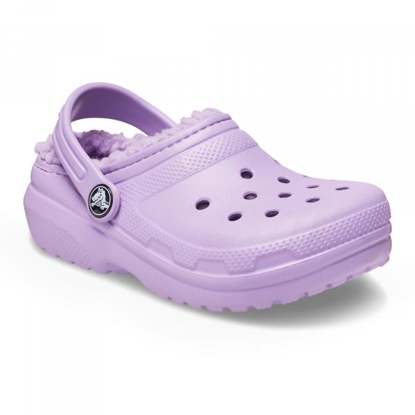 Klapki dziecięce Crocs Classic Lined