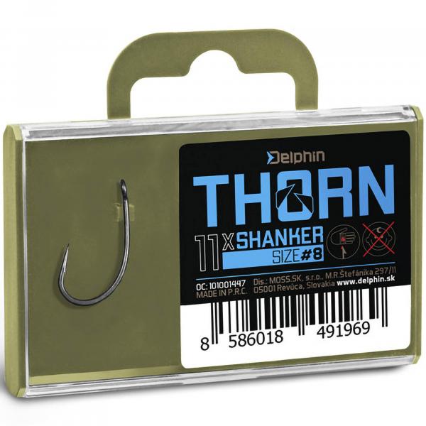 Haczyki Karpiowe Delphin Thorn Shanker 11X R. 4