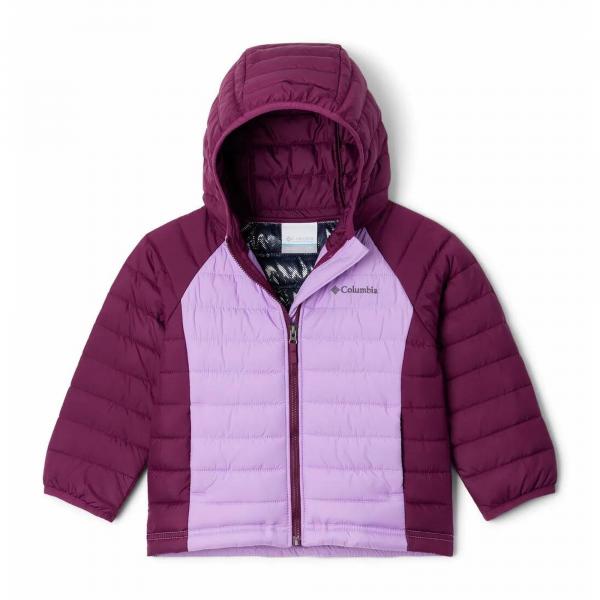 Kurtka Turystyczna Puchowa Dziecięca Columbia Powder Lite Boys Hooded Jacket