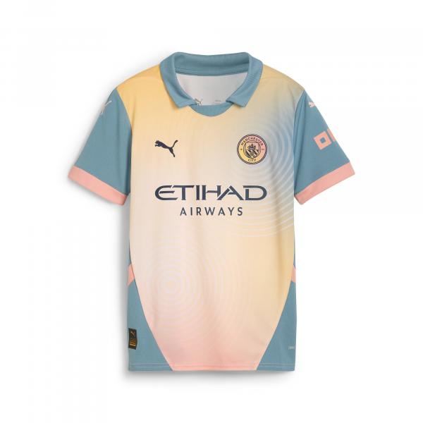 Młodzieżowa koszulka Manchester City 24/25 PUMA Rosebay Bold Blue Pink