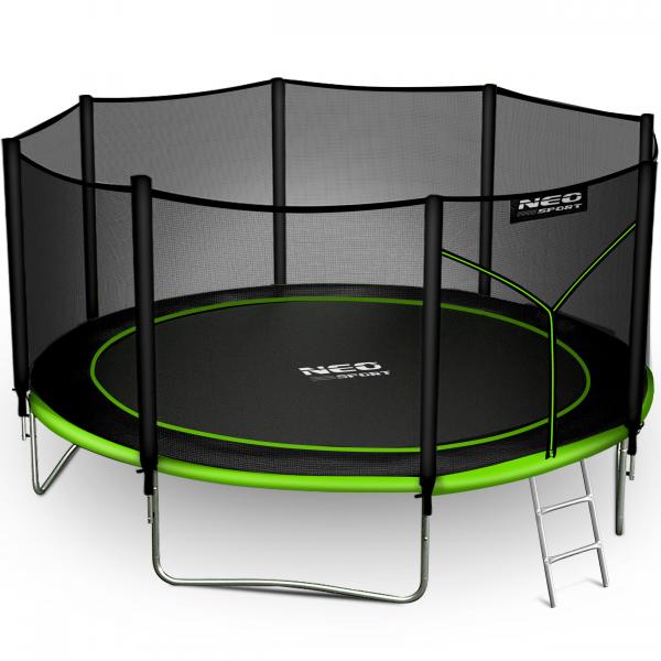 Trampolina ogrodowa z siatką zewnętrzną Neo-Sport 404cm 13ft