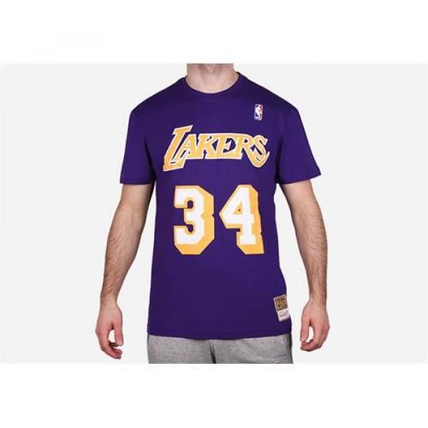 Koszulka sportowa męska Mitchell & Ness BNN3CW19045LALPURP96SON