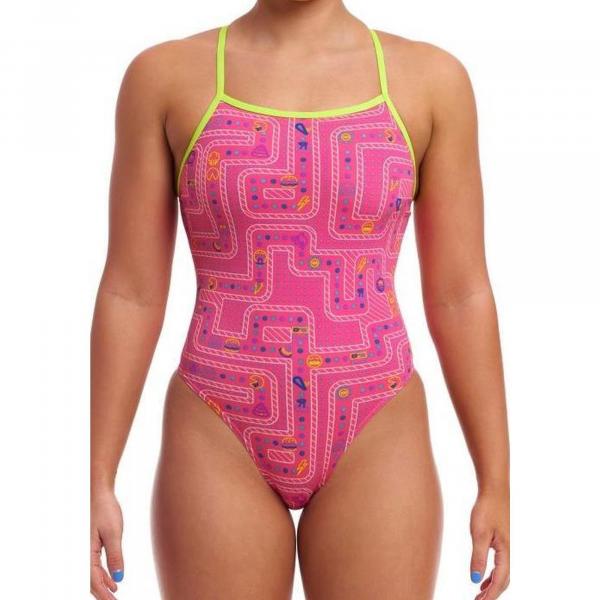 Strój kąpielowy Funkita Packed Pink - Tie Me Tight - wiązany